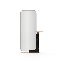 Caracole Overlap Floor Mirror – front view – Lusso Furniture Miami