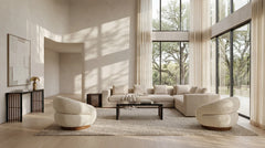 Caracole Bello Sectional – top view – Lusso Furniture Miami