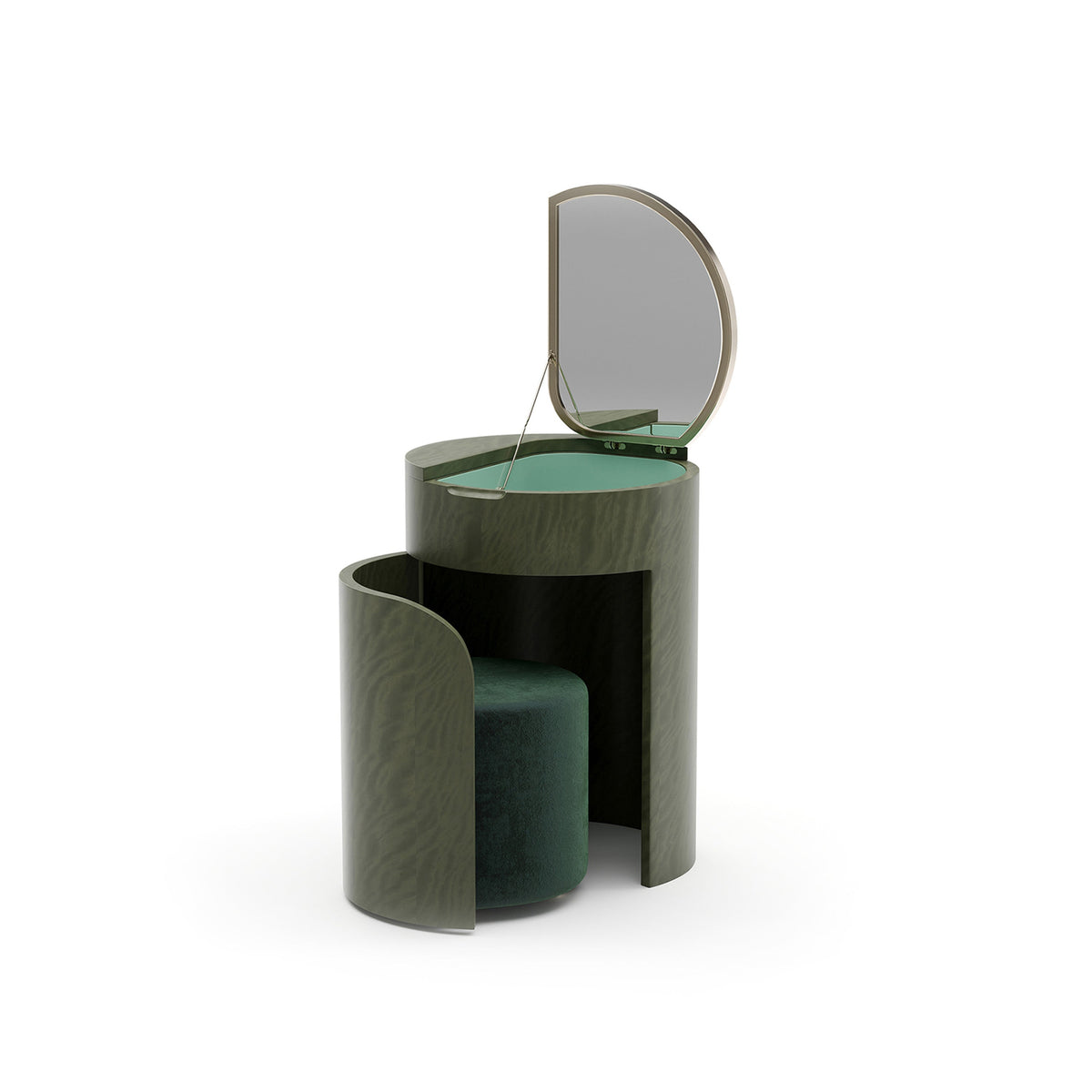 Caracole Absinthe Dressing Vanity – close-up – Lusso Furniture Miami
