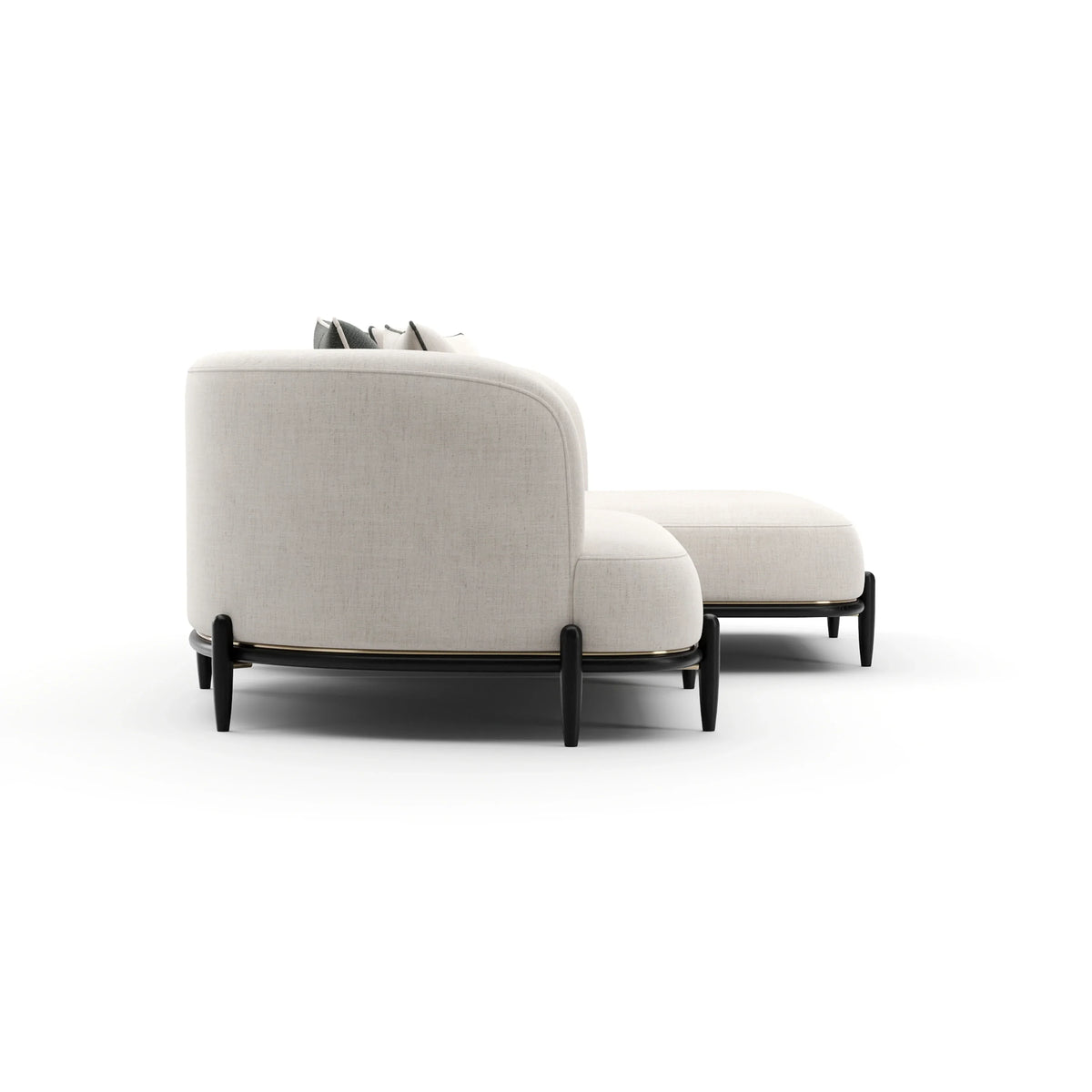 Caracole Madera Sectional – view 29 – Lusso Furniture Miami