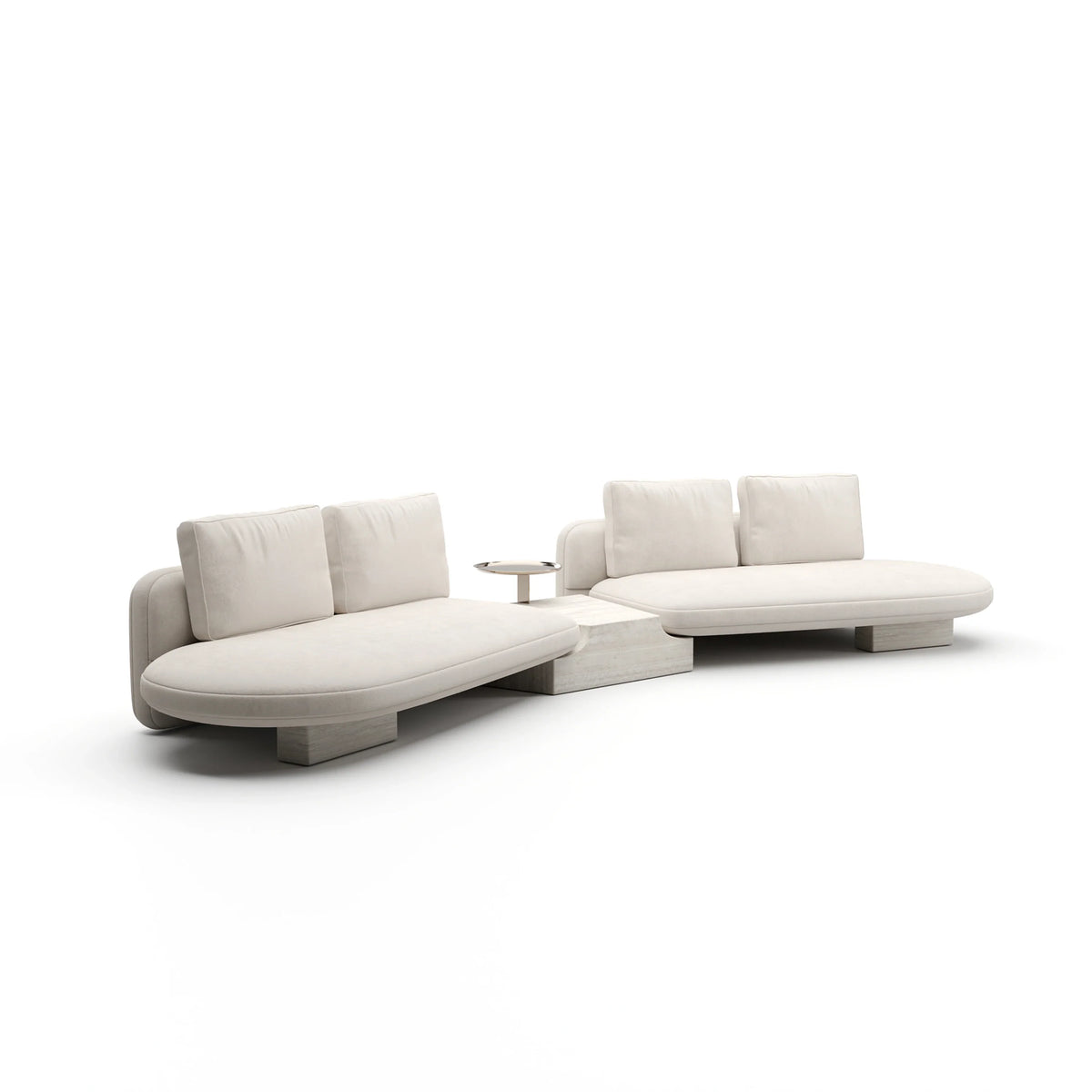 Caracole Overlap Sectional – view 82 – Lusso Furniture Miami