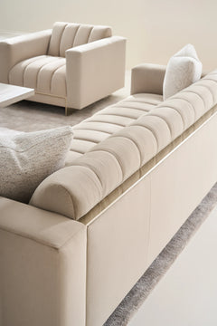Caracole Well Balanced Sofa – close-up – Lusso Furniture Miami