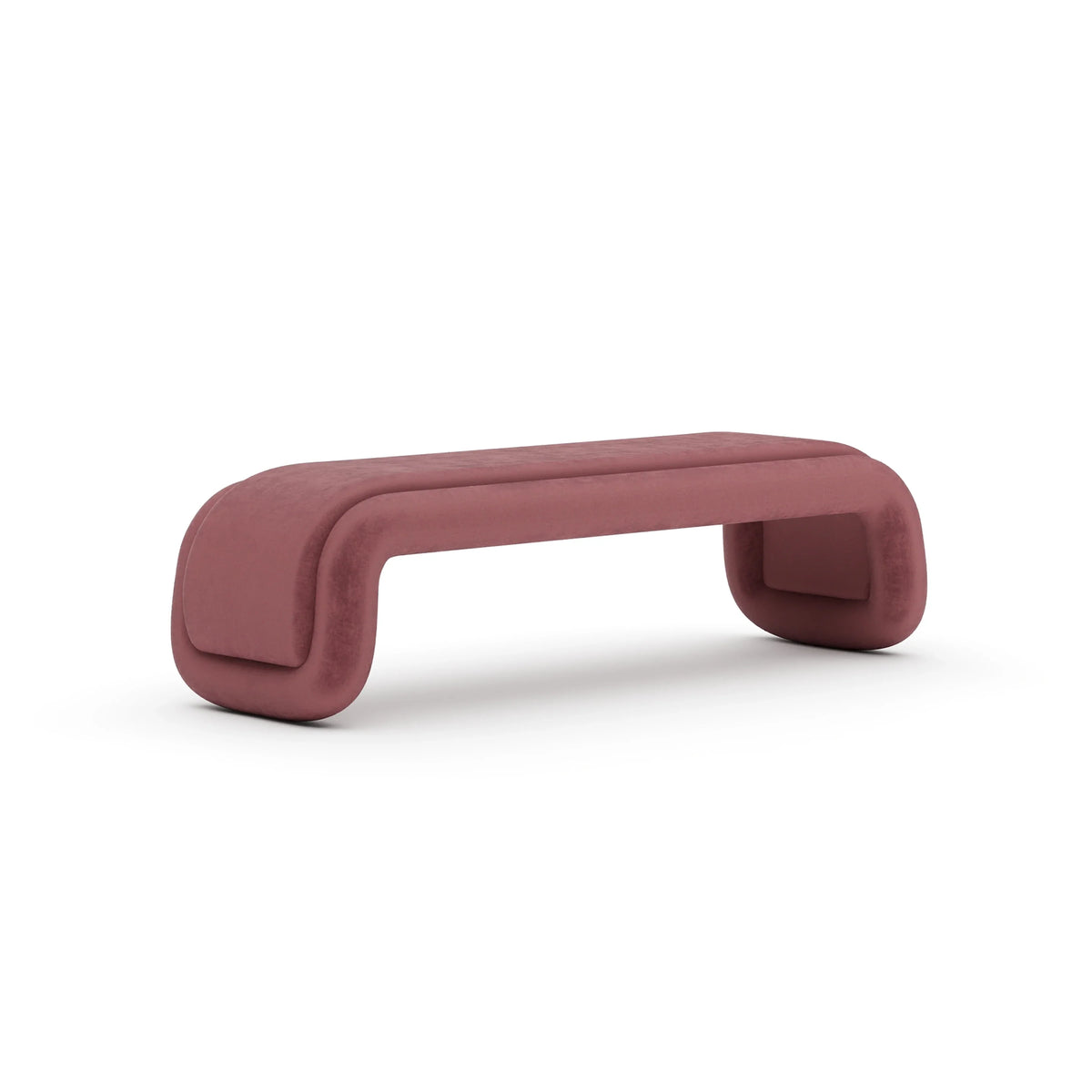 Caracole Bold Bench – front view – Lusso Furniture Miami