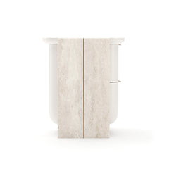 Caracole Overlap Nightstand – detail – Lusso Furniture Miami