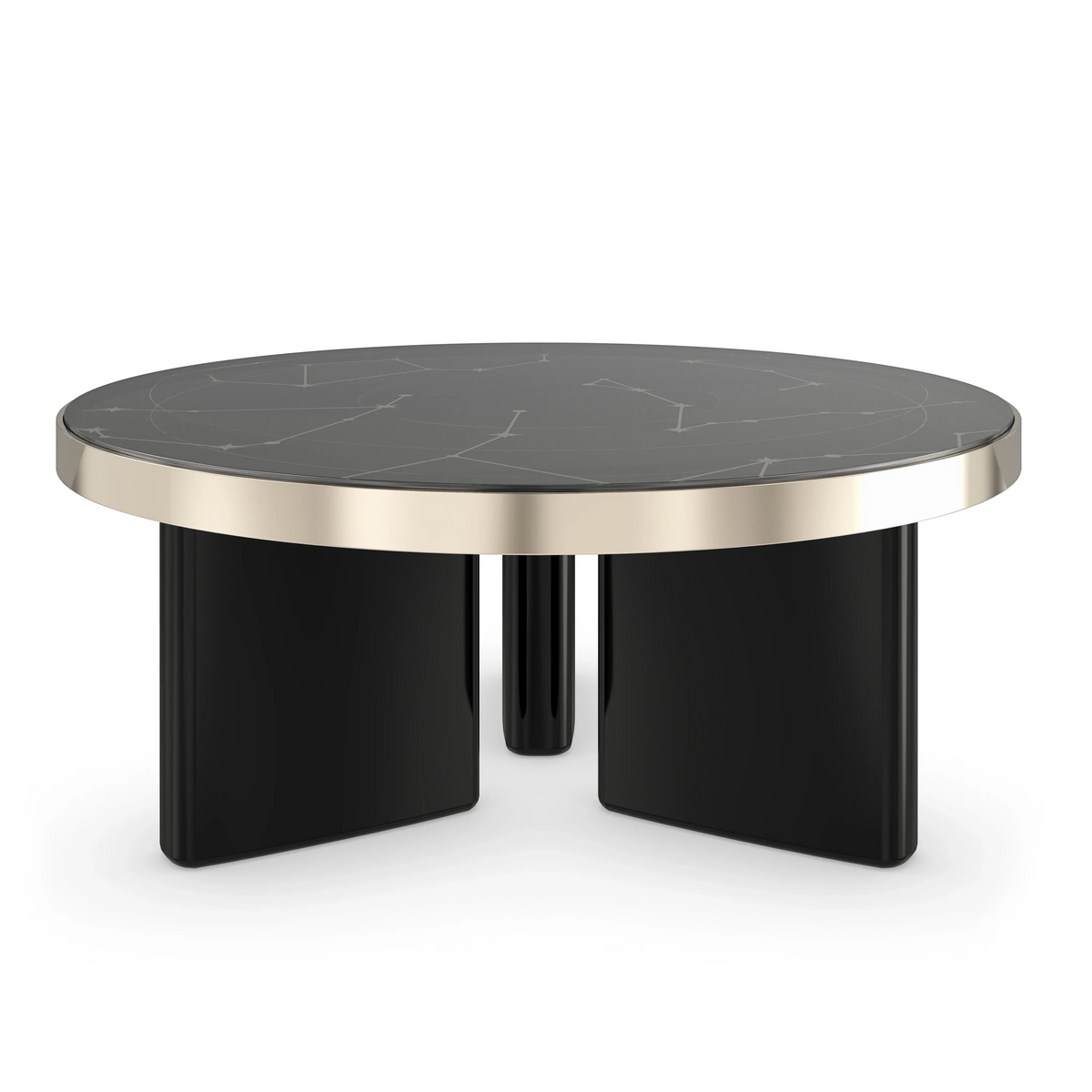 Caracole Umbra Large Cocktail Table – room setting – Lusso Furniture Miami