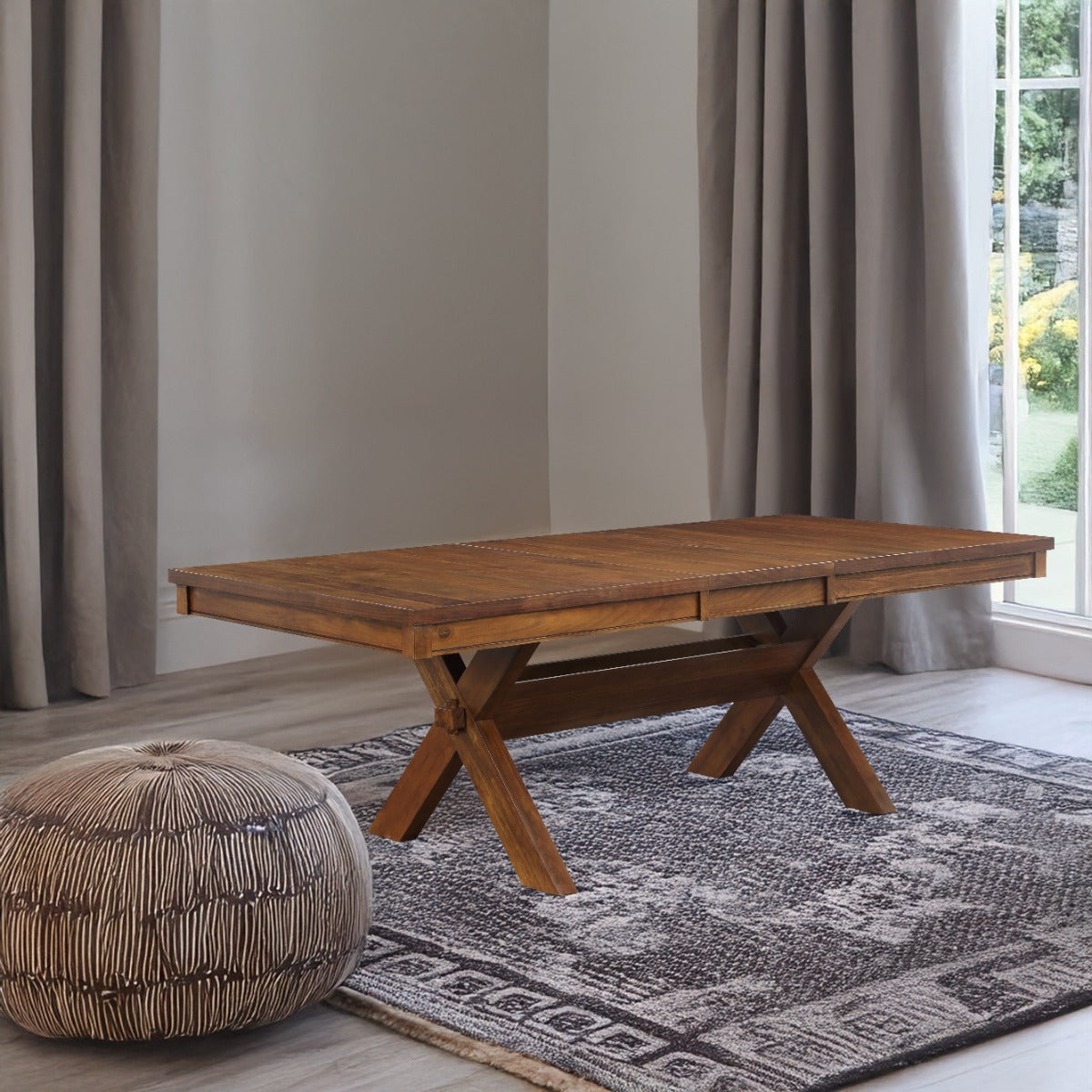 ACME Apollo Dining Table – front view – Lusso Furniture Miami