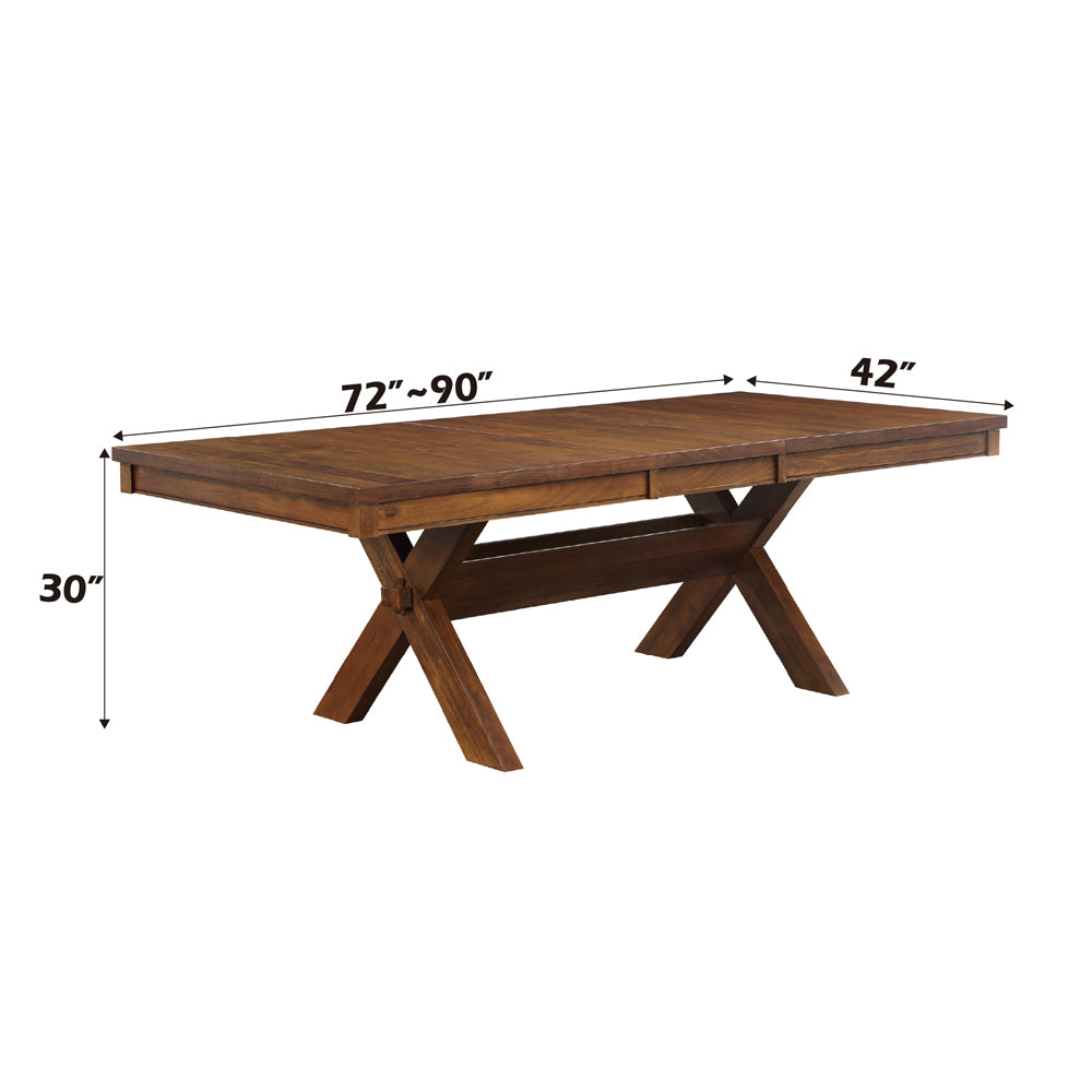 ACME Apollo Dining Table – room setting – Lusso Furniture Miami