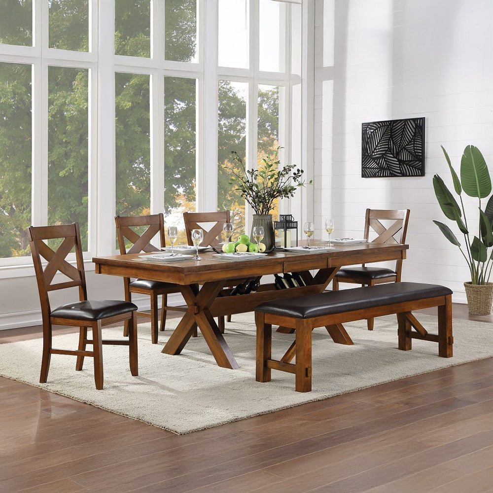 ACME Apollo Dining Table – back view – Lusso Furniture Miami