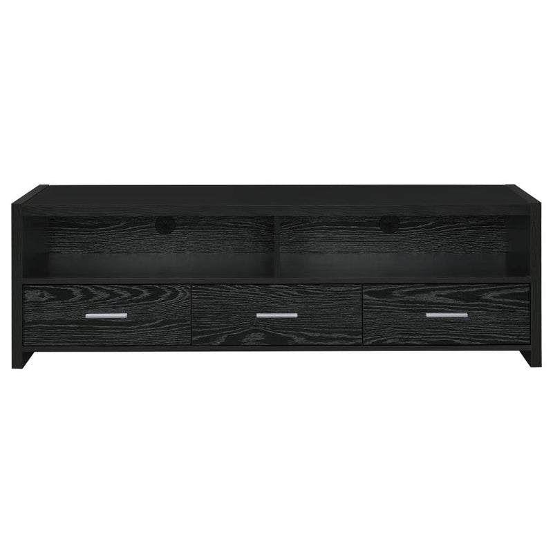 Alton 3-drawer Engineered Wood 61-inch TV Stand Black Oak-zoom-