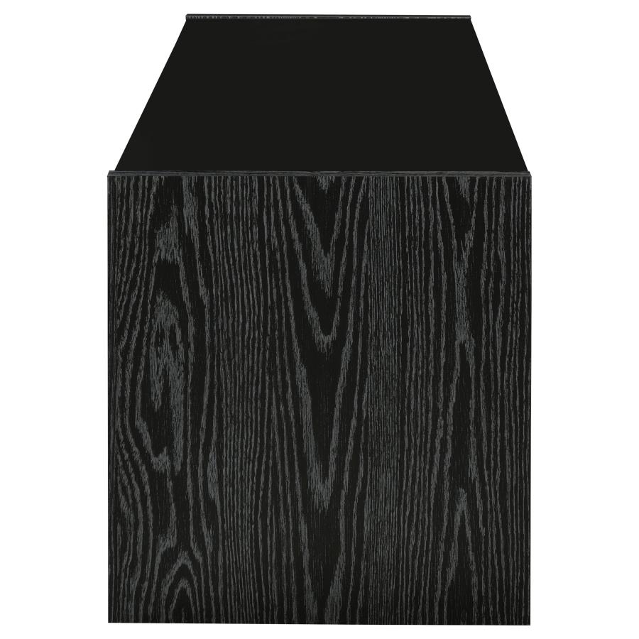 Alton 3-drawer Engineered Wood 61-inch TV Stand Black Oak-zoom-5