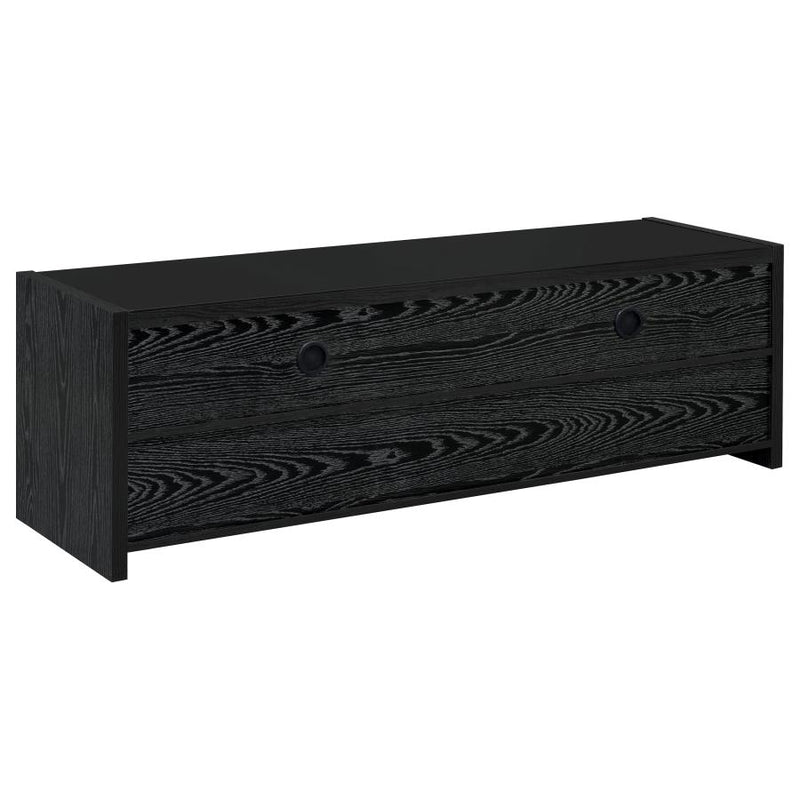 Alton 3-drawer Engineered Wood 61-inch TV Stand Black Oak-zoom-