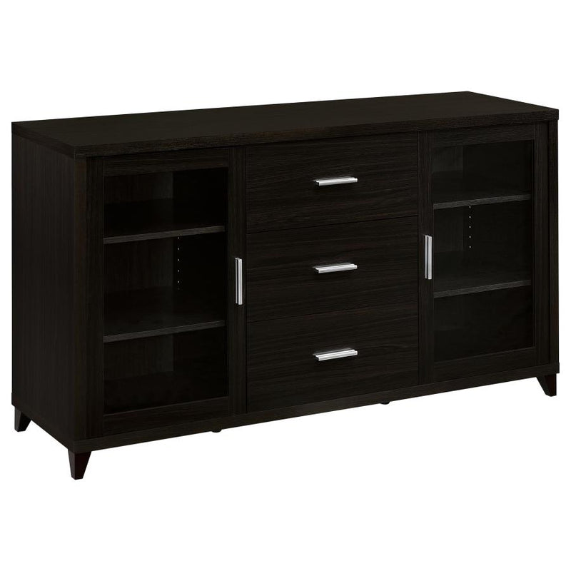 Lewes 4-piece 60-inch TV Entertainment Center Cappuccino-zoom-
