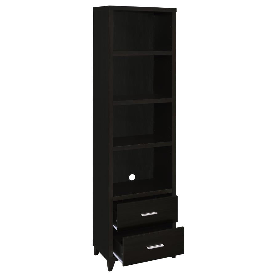 Lewes 4-piece 60-inch TV Entertainment Center Cappuccino-zoom-14