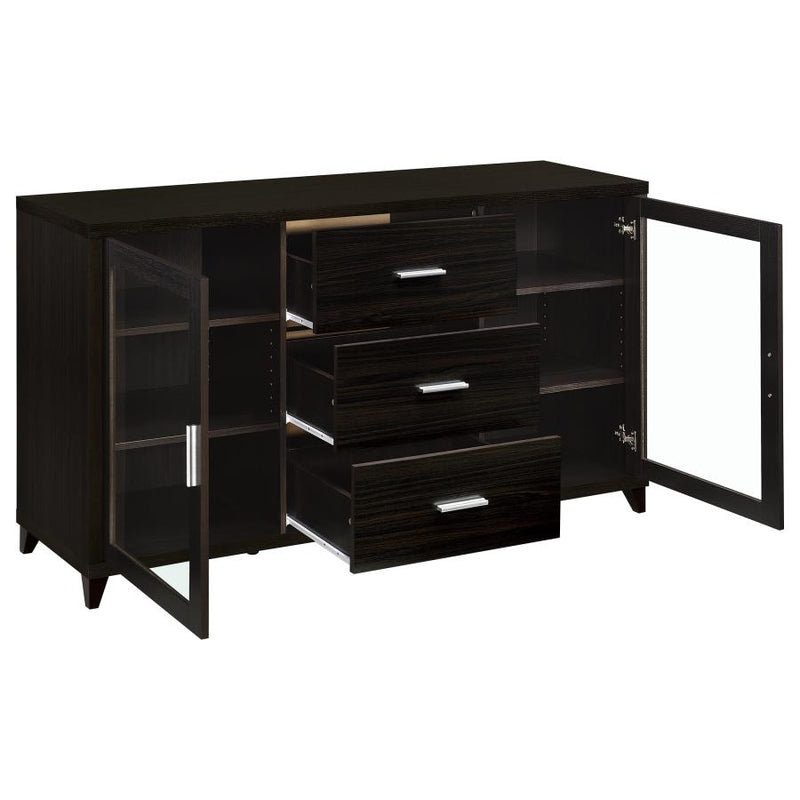 Lewes 2-door Engineered Wood 60-inch TV Stand Cappuccino-zoom-