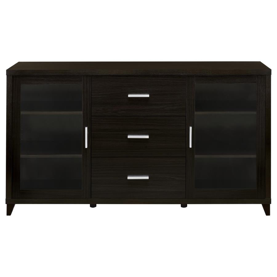 Lewes 2-door Engineered Wood 60-inch TV Stand Cappuccino-zoom-4