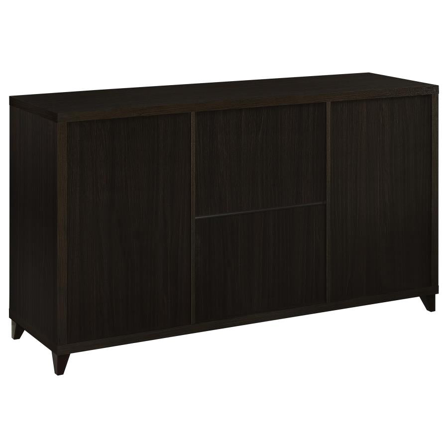 Lewes 2-door Engineered Wood 60-inch TV Stand Cappuccino-zoom-6