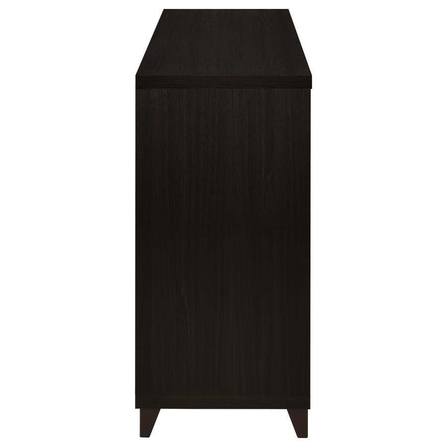 Lewes 2-door Engineered Wood 60-inch TV Stand Cappuccino-zoom-8