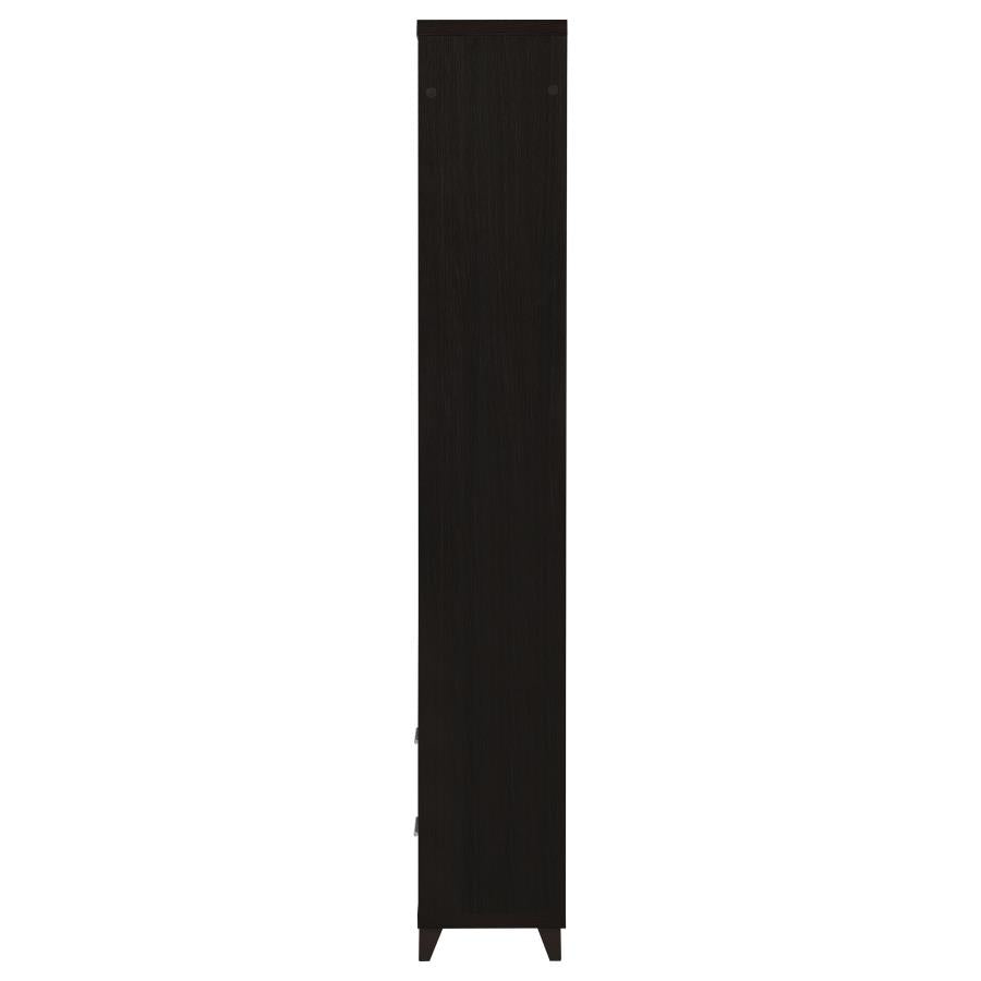 Lewes 4-shelf Engineered Wood Media Tower Cappuccino-zoom-5