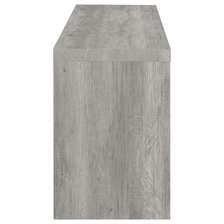 Burke 3-piece 59-inch TV Entertainment Center Grey Driftwood-8