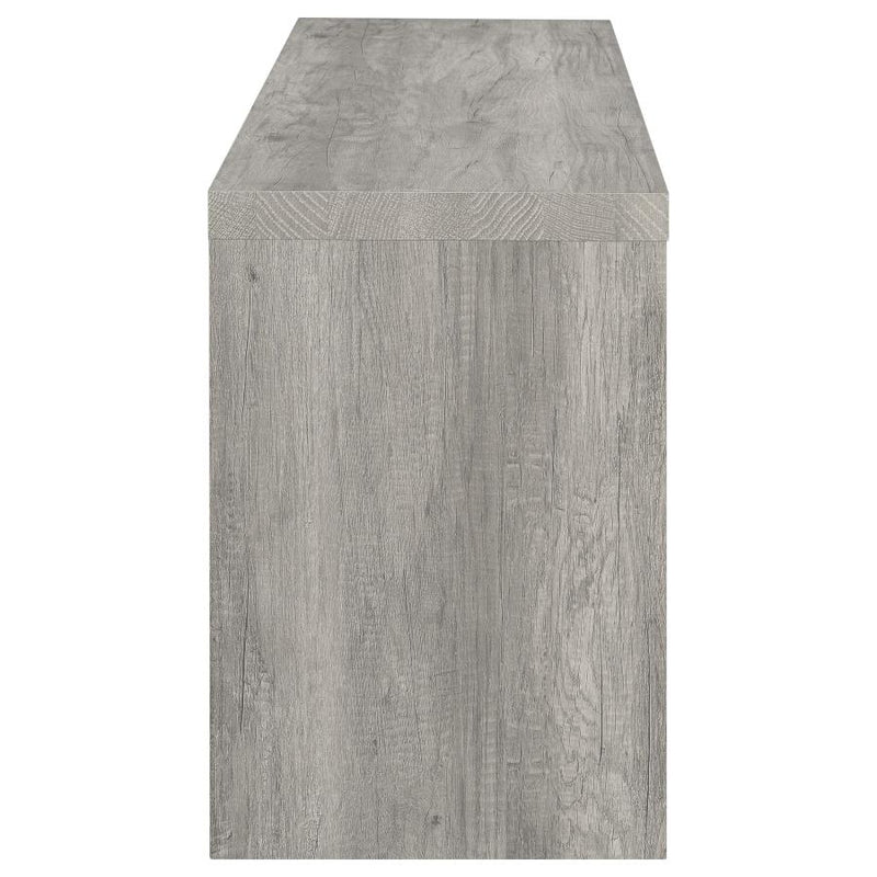 Burke 3-piece 59-inch TV Entertainment Center Grey Driftwood-zoom-