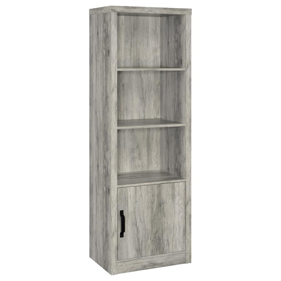 Burke 3-piece 59-inch TV Entertainment Center Grey Driftwood-zoom-9