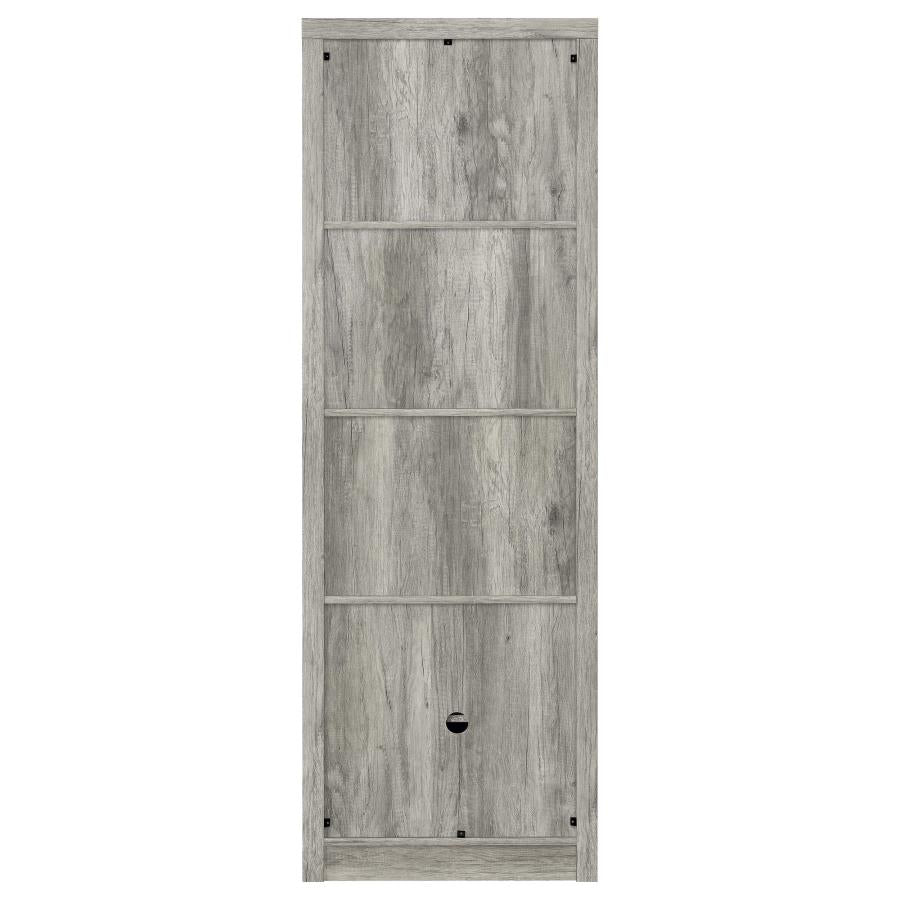 Burke 3-piece 59-inch TV Entertainment Center Grey Driftwood-14