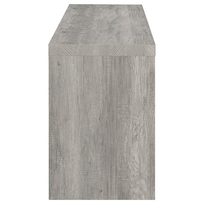 Burke 2-drawer Engineered Wood 59-inch TV Stand Grey Driftwood-zoom-