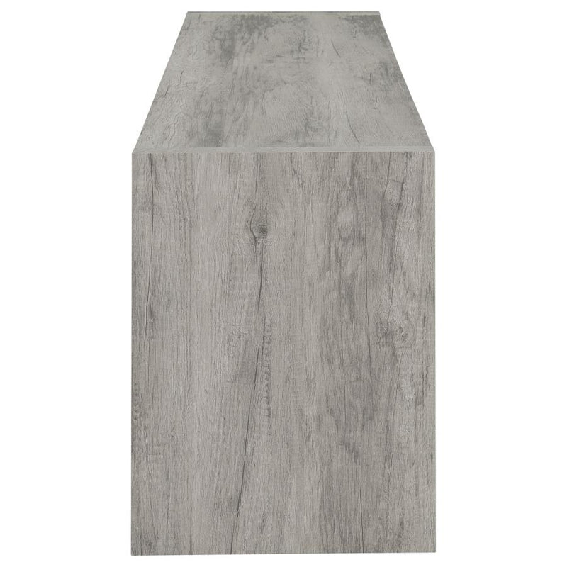 Burke 2-door Engineered Wood 71-inch TV Stand Grey Driftwood-zoom-