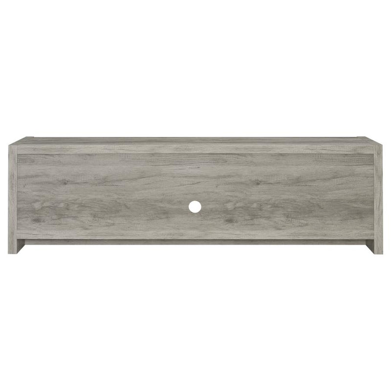 Burke 2-door Engineered Wood 71-inch TV Stand Grey Driftwood-zoom-