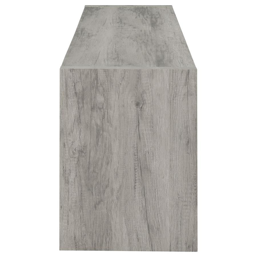 Burke 2-door Engineered Wood 71-inch TV Stand Grey Driftwood-zoom-8