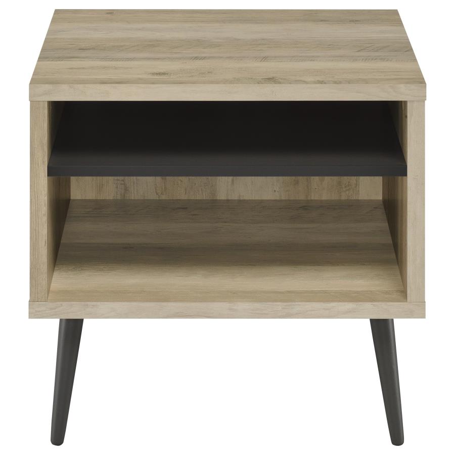 Welsh 2-piece Coffee and End Table Set Distressed Pine-zoom-4