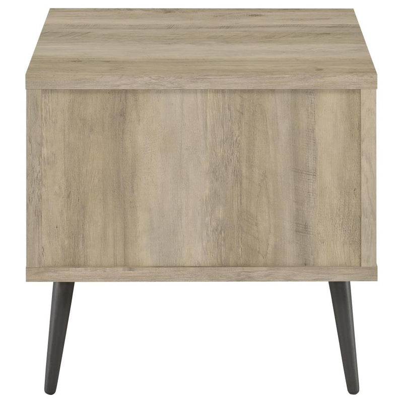 Welsh 2-piece Coffee and End Table Set Distressed Pine-zoom-
