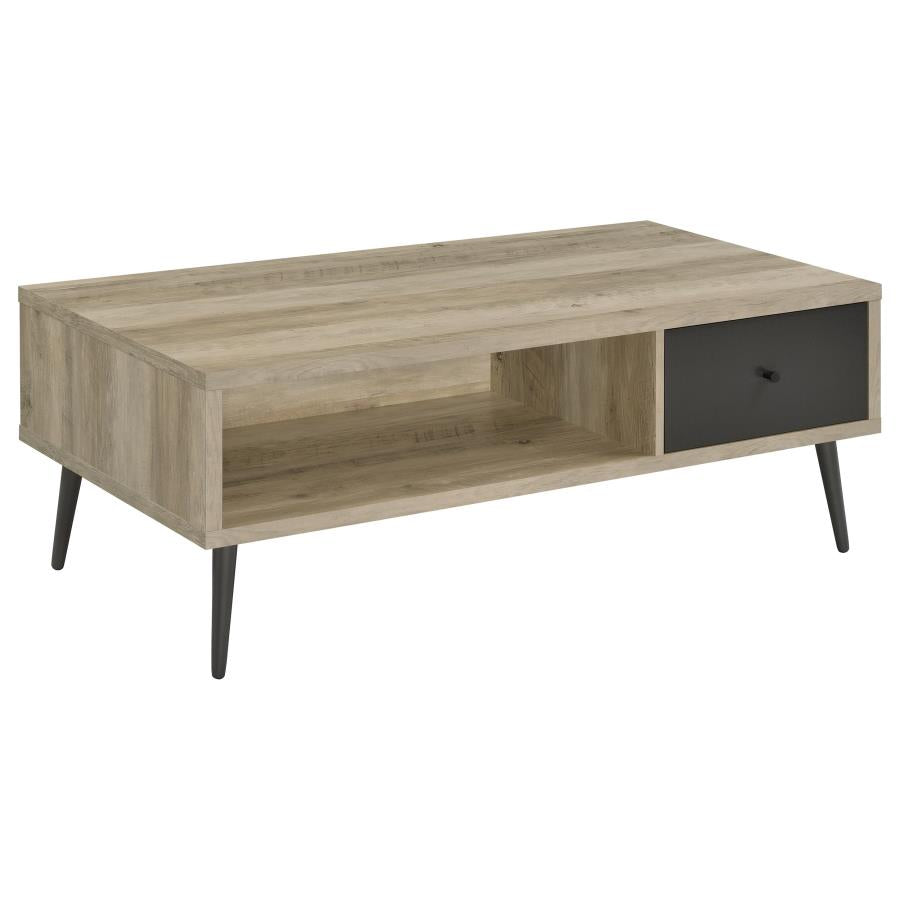 Welsh 2-piece Coffee and End Table Set Distressed Pine-zoom-8