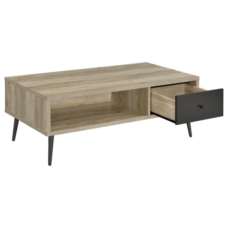 Welsh 2-piece Coffee and End Table Set Distressed Pine-zoom-
