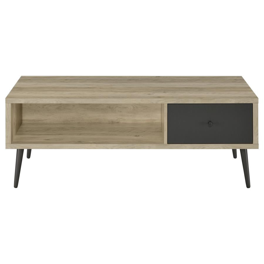 Welsh 2-piece Coffee and End Table Set Distressed Pine-10