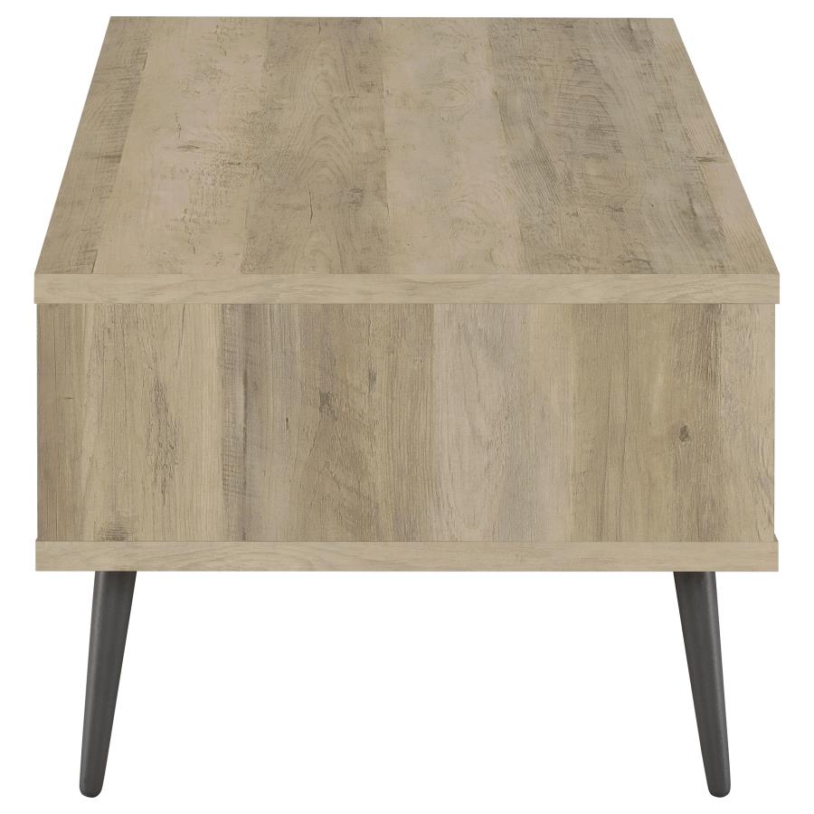 Welsh 2-piece Coffee and End Table Set Distressed Pine-11