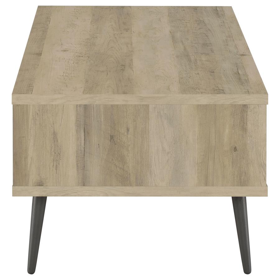 Welsh 1-drawer Engineered Wood Coffee Table Distressed Pine-5
