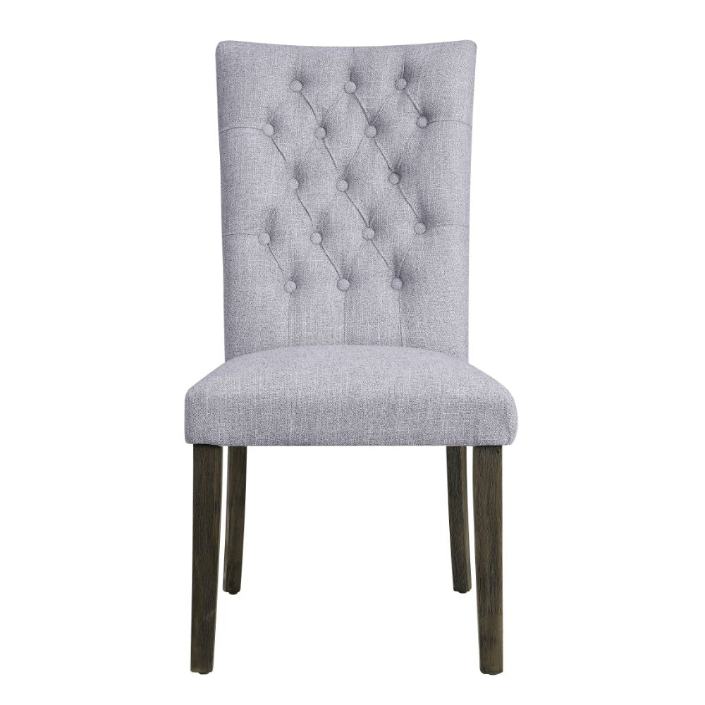 ACME Merel Side Chair Set of 2 – angle view – Lusso Furniture Miami