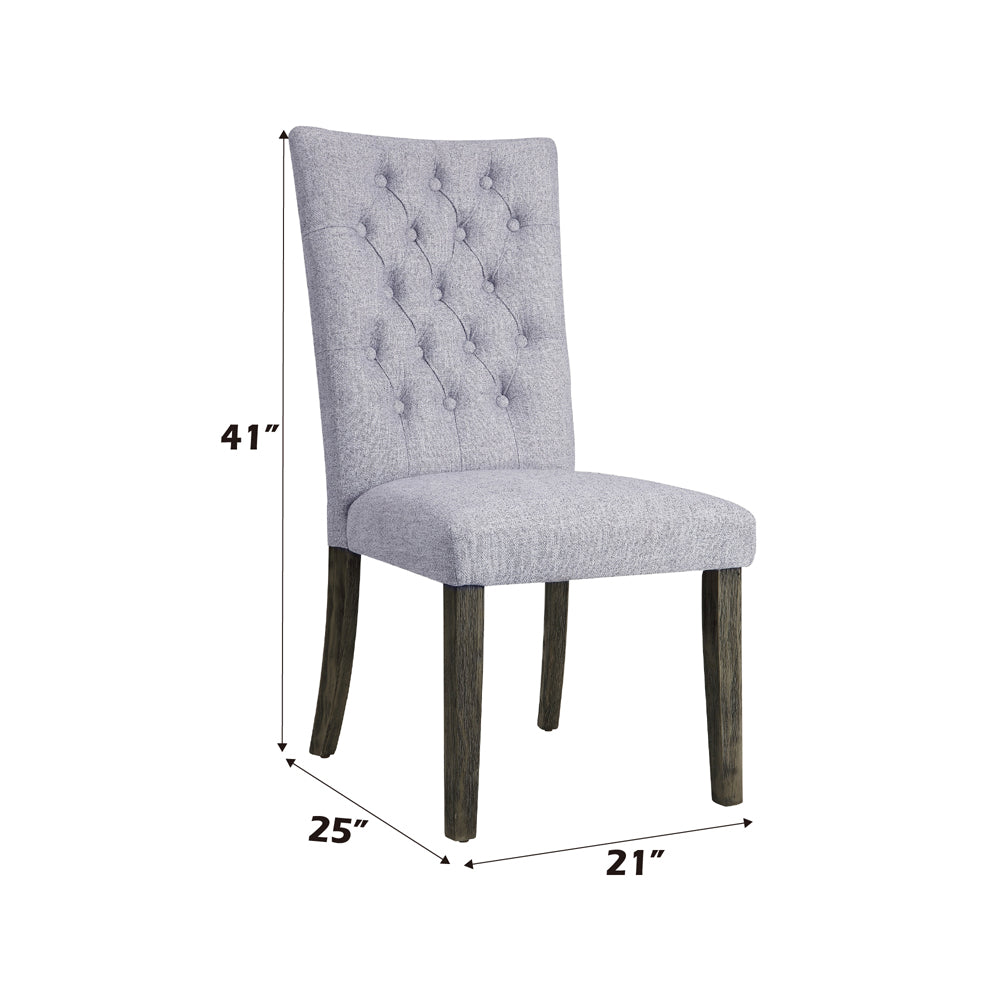 ACME Merel Side Chair Set of 2 – back view – Lusso Furniture Miami