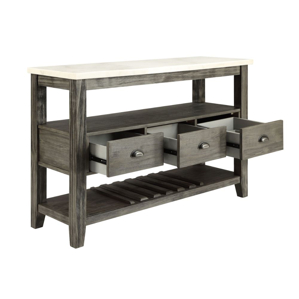 ACME Merel Server – angle view – Lusso Furniture Miami