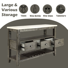 ACME Merel Server – close-up – Lusso Furniture Miami