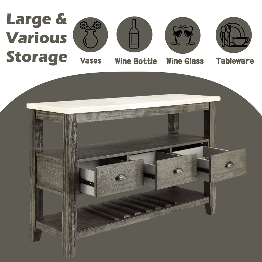 ACME Merel Server – close-up – Lusso Furniture Miami
