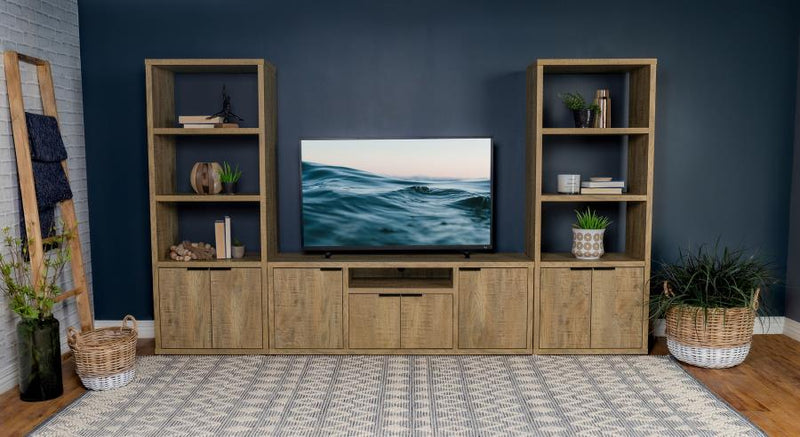 Tabby 4-door Engineered Wood 60-inch TV Stand Mango-zoom-