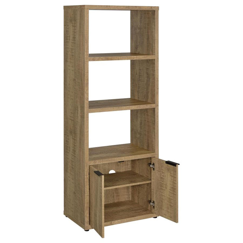 Tabby 3-shelf Engineered Wood Media Tower Mango-zoom-