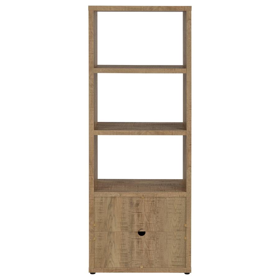 Tabby 3-shelf Engineered Wood Media Tower Mango-7