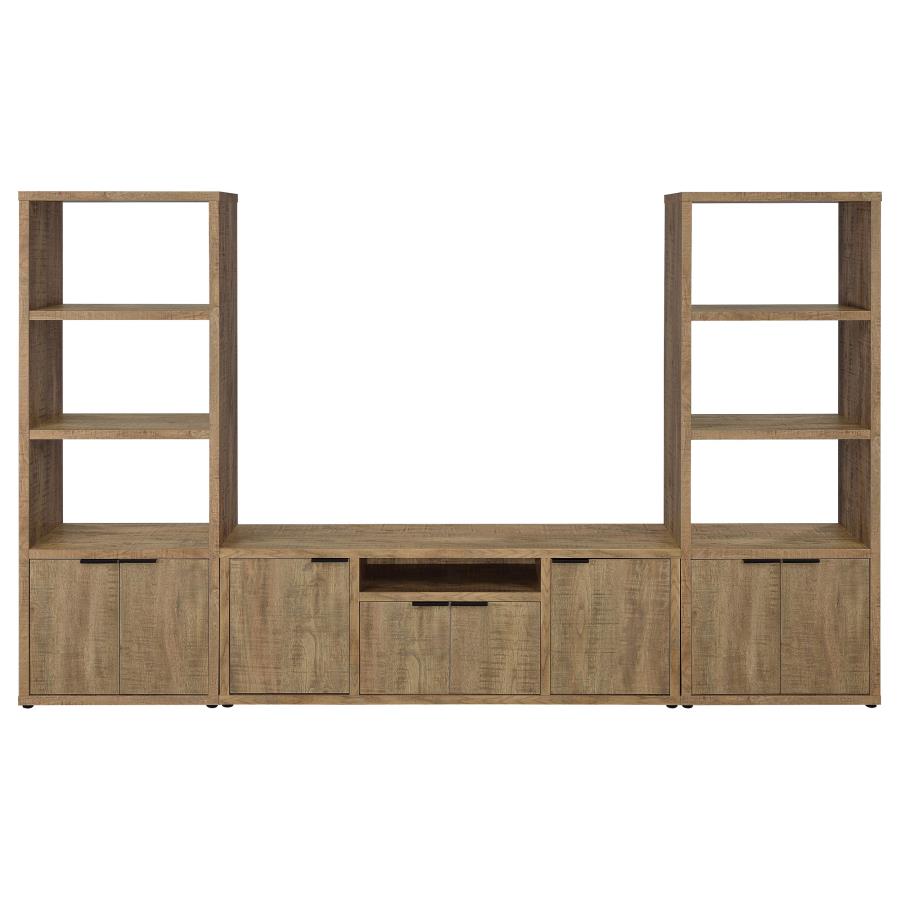 Tabby 3-shelf Engineered Wood Media Tower Mango-11
