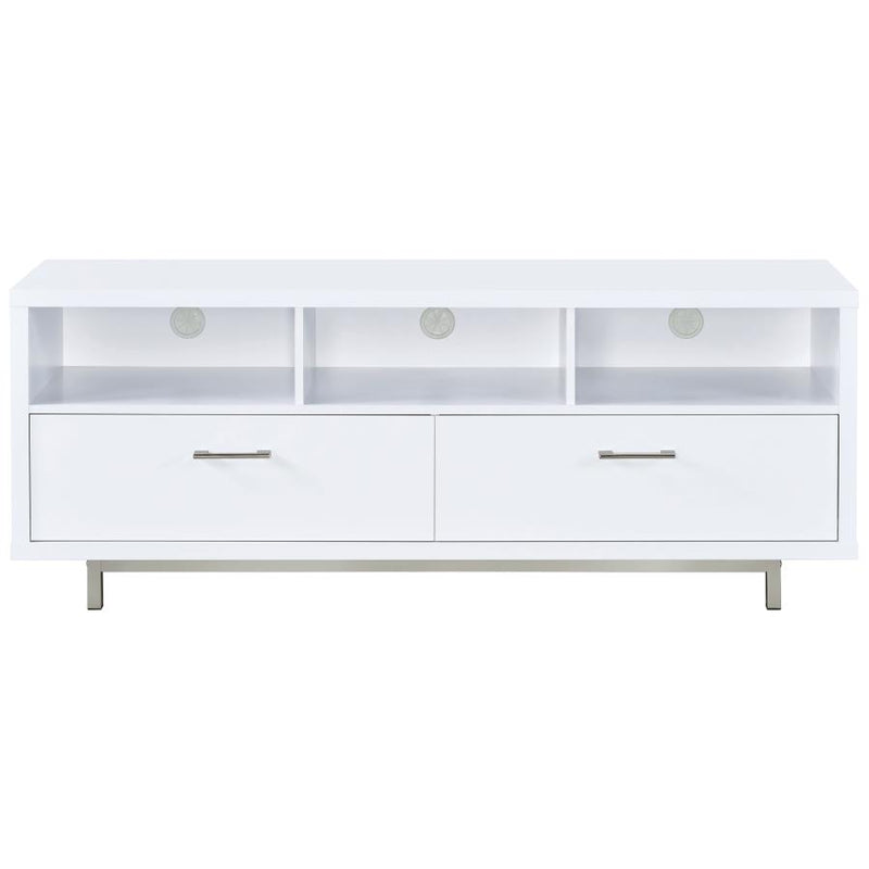 Casey 2-drawer Engineered Wood 60-inch TV Stand White-zoom-
