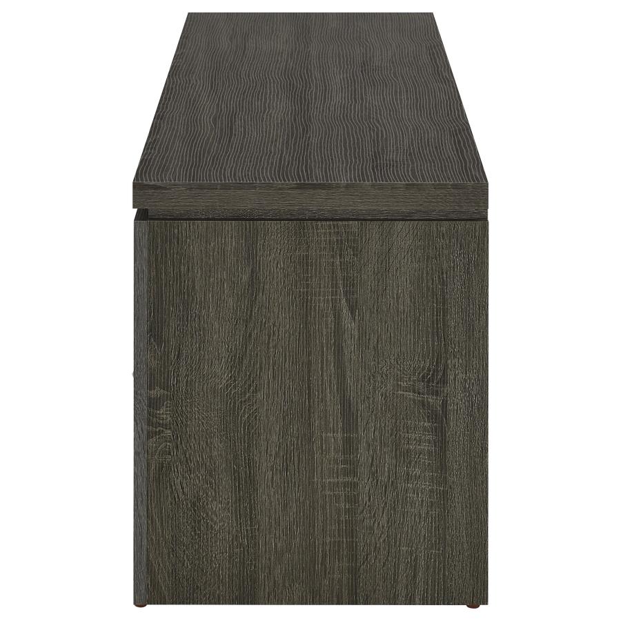Elkton 2-drawer Engineered Wood 59-inch TV Stand Weathered Grey-5