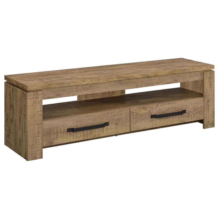 Elkton 2-drawer Engineered Wood 59-inch TV Stand Mango-zoom-1
