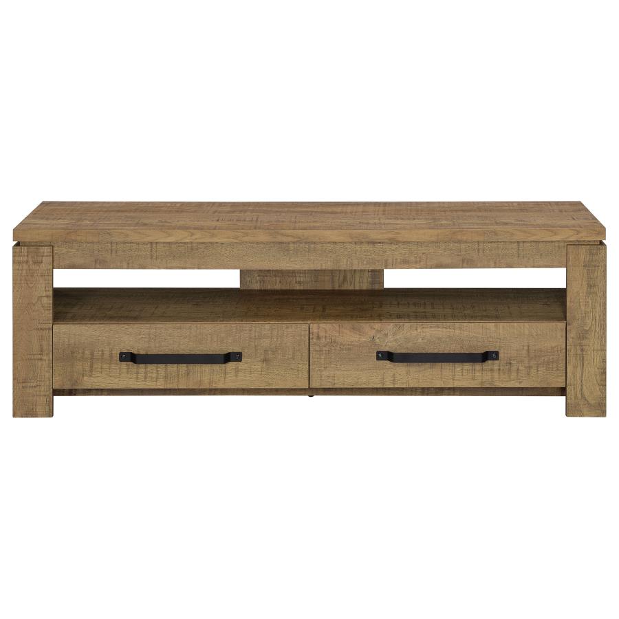 Elkton 2-drawer Engineered Wood 59-inch TV Stand Mango-zoom-4